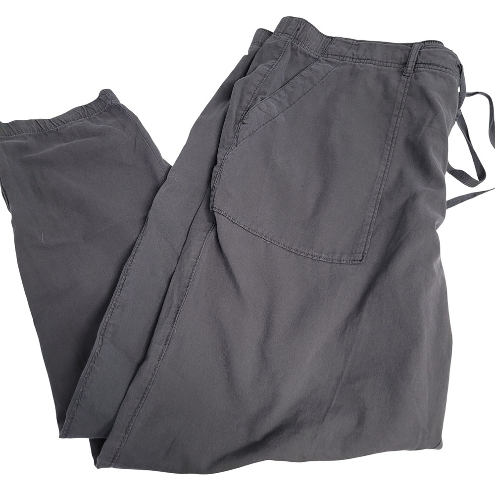 Sonoma Goods For Life Mens XXL Gray Jogger Pants Elastic Waist Ankle Zip‎